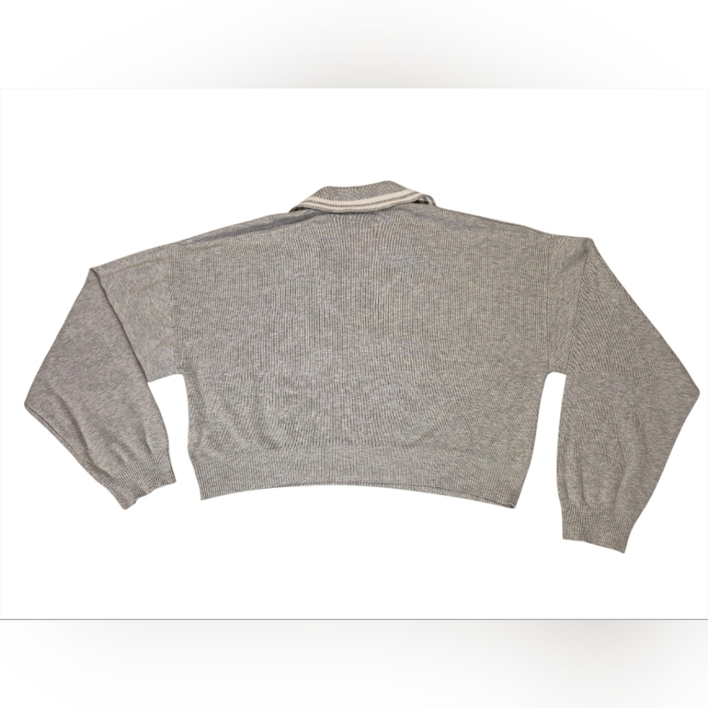 Garage Boxy Cropped Polo Sweater S Like New - Picture 8 of 13